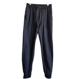 Lululemon S ABC Jogger Warpstreme Black Excellent Athletic Drawstring Sweatpants